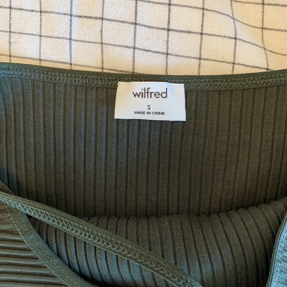 Wilfred green ribbed tank top - Picture 2 of 3